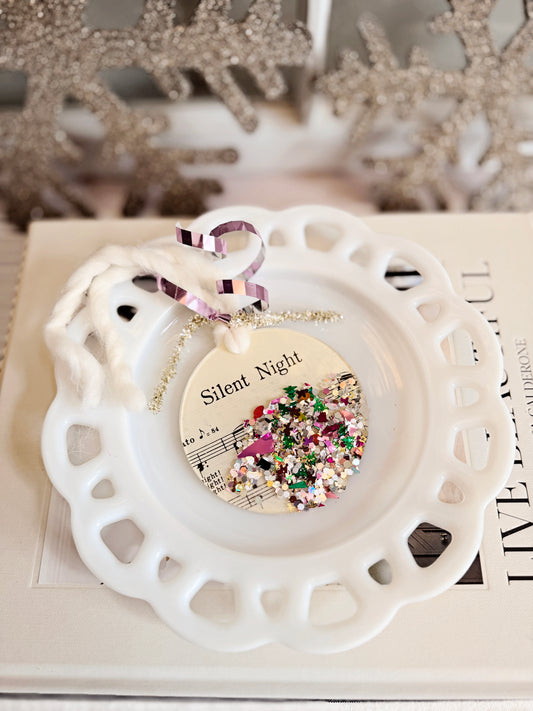 Acrylic Ornament Tag – Holiday Song Confetti Collection